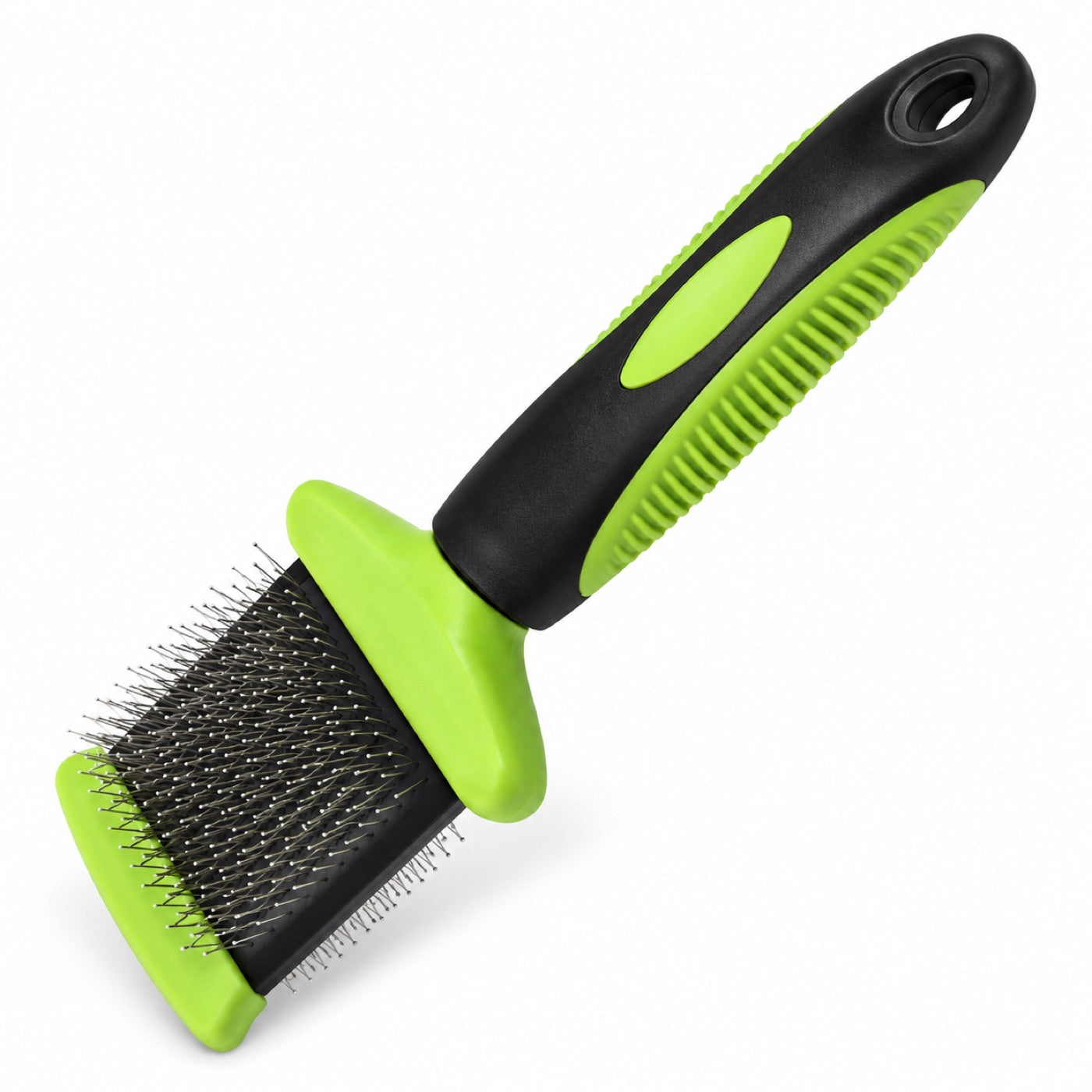 FurCommand elastic-head slicker brush on a white background